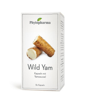 Phytopharma Wild Yam Kapseln 400 mg, 80 Stück
