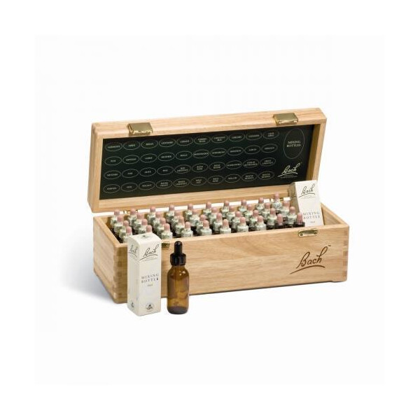 Original Bachblüten Set Holzbox (Wooden Box) 40 x 20 ml